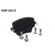 Jeu de 4 plaquettes de frein avant SKF VKBP 80132 - Visuel 1