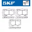 Jeu de 4 plaquettes de frein avant SKF VKBP 80135 A - Visuel 2
