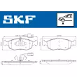 Jeu de 4 plaquettes de frein avant SKF VKBP 80146 E - Visuel 2