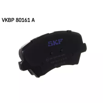 Jeu de 4 plaquettes de frein avant SKF VKBP 80161 A