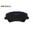 Jeu de 4 plaquettes de frein avant SKF VKBP 80161 A - Visuel 2