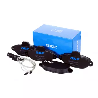Jeu de 4 plaquettes de frein avant SKF VKBP 80162 E