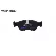 Jeu de 4 plaquettes de frein avant SKF VKBP 80180 - Visuel 1