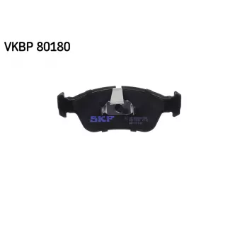 Jeu de 4 plaquettes de frein avant SKF VKBP 80180