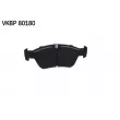 Jeu de 4 plaquettes de frein avant SKF VKBP 80180 - Visuel 3