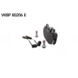 Jeu de 4 plaquettes de frein avant SKF VKBP 80206 E - Visuel 2