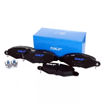 Jeu de 4 plaquettes de frein avant SKF VKBP 80212