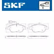 Jeu de 4 plaquettes de frein avant SKF VKBP 80217 E - Visuel 2