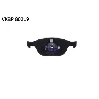Jeu de 4 plaquettes de frein avant SKF VKBP 80219