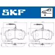 Jeu de 4 plaquettes de frein avant SKF VKBP 80232 E - Visuel 2