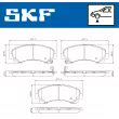Jeu de 4 plaquettes de frein avant SKF VKBP 80233 A - Visuel 2