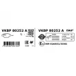 Jeu de 4 plaquettes de frein avant SKF VKBP 80252 A - Visuel 3