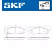 Jeu de 4 plaquettes de frein avant SKF VKBP 80259 A - Visuel 2