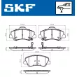 Jeu de 4 plaquettes de frein avant SKF VKBP 80268 A - Visuel 2