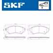 Jeu de 4 plaquettes de frein avant SKF VKBP 80289 A - Visuel 2