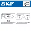 Jeu de 4 plaquettes de frein avant SKF VKBP 80291 A - Visuel 2