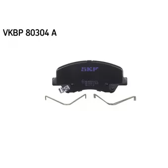 Jeu de 4 plaquettes de frein avant SKF VKBP 80304 A