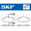 Jeu de 4 plaquettes de frein avant SKF VKBP 80313 E - Visuel 2