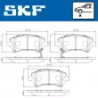 Jeu de 4 plaquettes de frein avant SKF VKBP 80330 A - Visuel 2