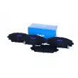 Jeu de 4 plaquettes de frein avant SKF VKBP 80341 A - Visuel 1