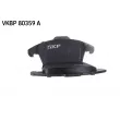 Jeu de 4 plaquettes de frein avant SKF VKBP 80359 A - Visuel 3