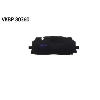 Jeu de 4 plaquettes de frein avant SKF VKBP 80360