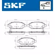 Jeu de 4 plaquettes de frein avant SKF VKBP 80367 A - Visuel 2