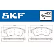 Jeu de 4 plaquettes de frein avant SKF VKBP 80380 - Visuel 2