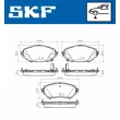 Jeu de 4 plaquettes de frein avant SKF VKBP 80429 A - Visuel 2