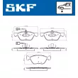 Jeu de 4 plaquettes de frein avant SKF VKBP 80438 E - Visuel 2