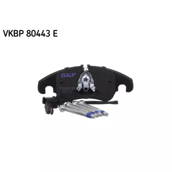 Jeu de 4 plaquettes de frein avant SKF VKBP 80443 E