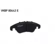 Jeu de 4 plaquettes de frein avant SKF VKBP 80443 E - Visuel 3