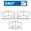 Jeu de 4 plaquettes de frein avant SKF VKBP 80454 A - Visuel 2
