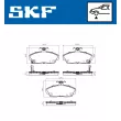 Jeu de 4 plaquettes de frein avant SKF VKBP 80479 A - Visuel 2