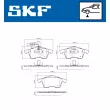 Jeu de 4 plaquettes de frein avant SKF VKBP 80573 E - Visuel 2