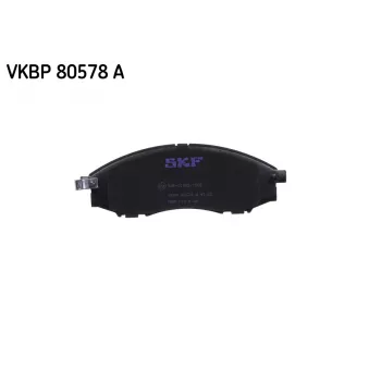 Jeu de 4 plaquettes de frein avant SKF VKBP 80578 A