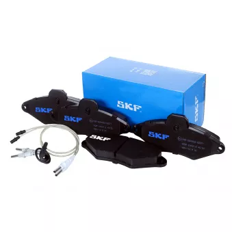 Jeu de 4 plaquettes de frein avant SKF VKBP 80601 E