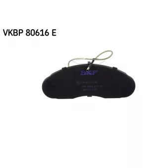 Jeu de 4 plaquettes de frein avant SKF VKBP 80616 E