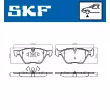 Jeu de 4 plaquettes de frein avant SKF VKBP 80702 - Visuel 2