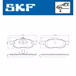 Jeu de 4 plaquettes de frein avant SKF VKBP 80724 - Visuel 2