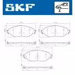 Jeu de 4 plaquettes de frein avant SKF VKBP 80768 - Visuel 2