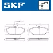 Jeu de 4 plaquettes de frein avant SKF VKBP 80779 E - Visuel 2