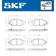 Jeu de 4 plaquettes de frein avant SKF VKBP 80798 A - Visuel 2