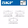 Jeu de 4 plaquettes de frein avant SKF VKBP 80803 A - Visuel 2