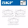 Jeu de 4 plaquettes de frein avant SKF VKBP 80811 A - Visuel 2