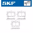 Jeu de 4 plaquettes de frein avant SKF VKBP 80853 A - Visuel 2