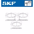 Jeu de 4 plaquettes de frein avant SKF VKBP 80855 A - Visuel 2