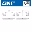 Jeu de 4 plaquettes de frein avant SKF VKBP 80860 A - Visuel 2