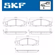 Jeu de 4 plaquettes de frein avant SKF VKBP 80905 A - Visuel 2