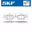Jeu de 4 plaquettes de frein avant SKF VKBP 80915 - Visuel 2